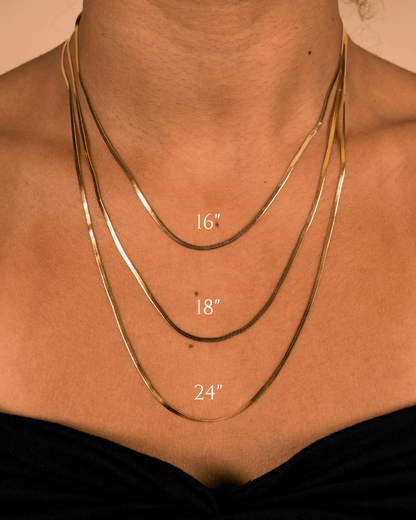 Sterling Silver Herringbone Chain